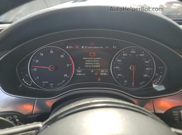 WAUH3AFC5JN039976 2018 AUDI A6 Blue Սարքավորումների վահանակի տեսք