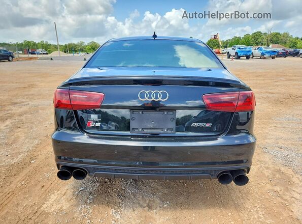 WAUHFAFC2HN119835 2017 AUDI S6 Black Widok z tyłu