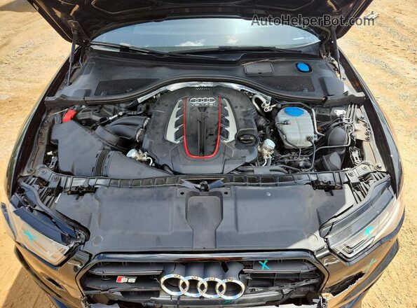 WAUHFAFC2HN119835 2017 AUDI S6 Black Widok wnętrza z tyłu