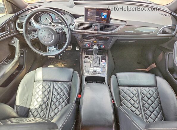 WAUHFAFC2HN119835 2017 AUDI S6 Black Widok deski rozdzielczej