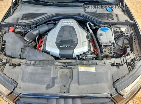 WAUHGAFC4GN001460 2016 AUDI A6 Black Rear interior view
