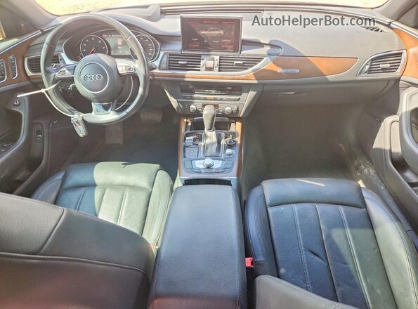 WAUHGAFC4GN001460 2016 AUDI A6 Black Dashboard view