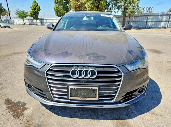 WAUHGAFC4GN014466 2016 AUDI A6 Gray Front view