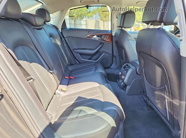 WAUHGAFC4GN014466 2016 AUDI A6 Gray Rear seats view