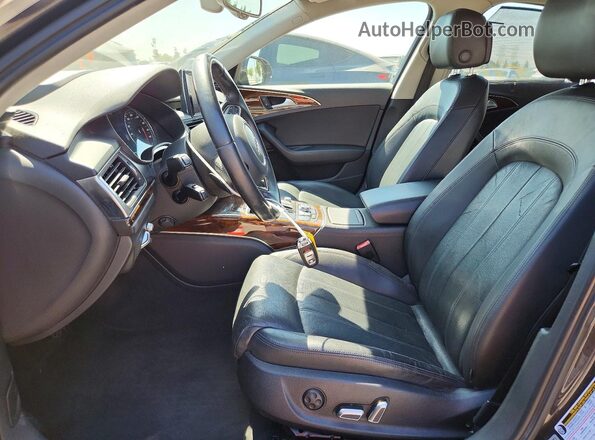 WAUHGAFC4GN014466 2016 AUDI A6 Gray Front interior view