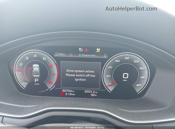 WAUHMAF40LA040209 2020 AUDI A4 Gray Widok tylnych siedzeń