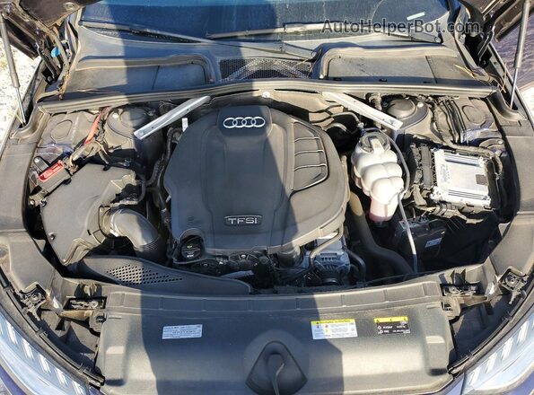 WAUHMAF40LN007607 2020 AUDI A4 Blue Вид задньої частини салону