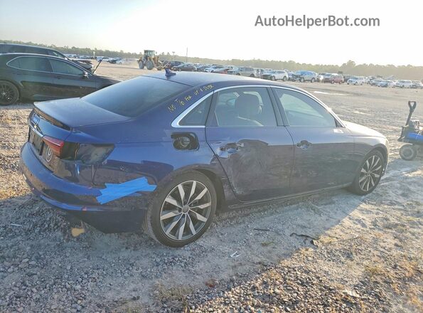 WAUHMAF40LN007607 2020 AUDI A4 Blue Задня права чверть