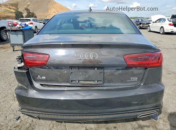 WAUHMAFC7GN011912 2016 AUDI A6 Black Widok z tyłu