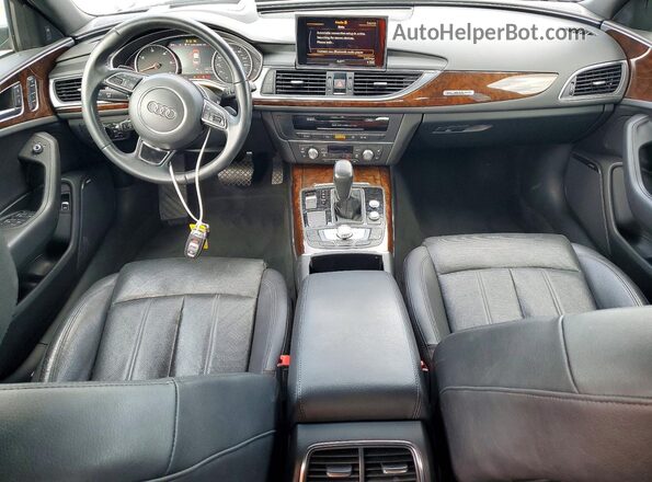 WAUHMAFC7GN011912 2016 AUDI A6 Black Widok deski rozdzielczej