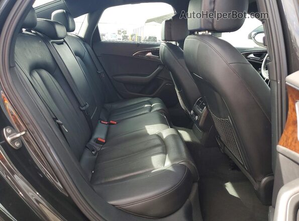 WAUHMAFC7GN011912 2016 AUDI A6 Black Widok tylnych siedzeń