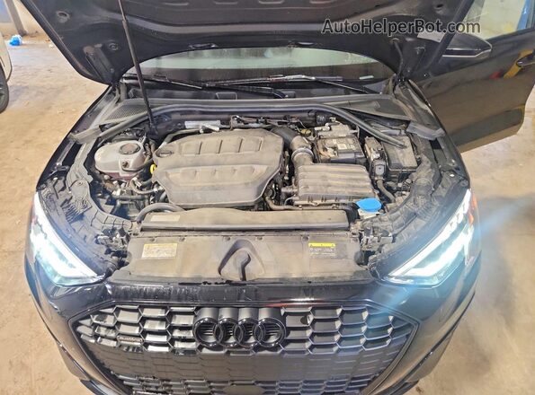 WAUHUDGY1RA078253 2024 AUDI A3 Black უკანა სალონის ხედი