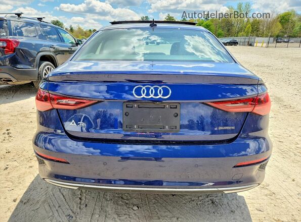 WAUHUDGY5RA012840 2024 AUDI A3 Синий Вид сзади