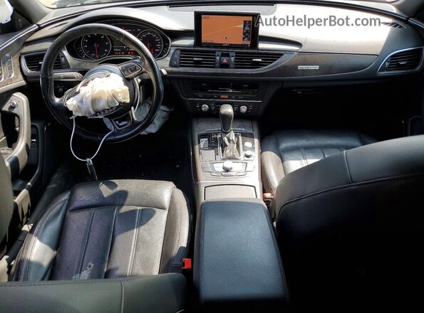 WAUJ2AFC4HN106937 2017 AUDI A6 White წინა პანელის ხედი