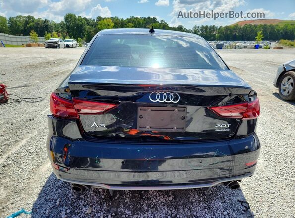 WAUJ8GFF2J1083120 2018 AUDI A3 Black უკანა ხედი