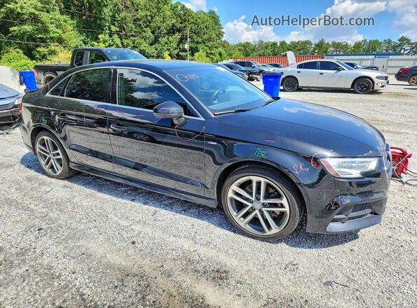 WAUJ8GFF2J1083120 2018 AUDI A3 Black წინა მარჯვენა