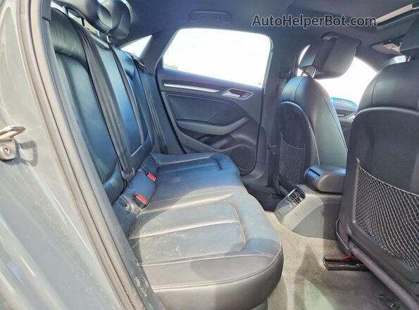 WAUJ8GFF3H1067244 2017 AUDI A3 Gray უკანა სავარძლების ხედი