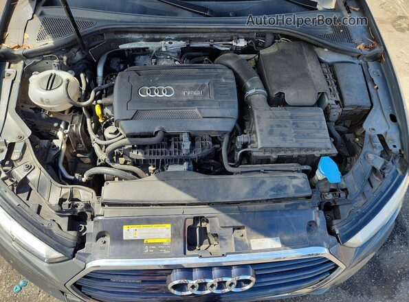 WAUJ8GFF3H1067244 2017 AUDI A3 Gray უკანა სალონის ხედი