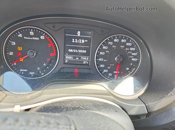 WAUJ8GFF3H1067244 2017 AUDI A3 Gray ხელსაწყოთა პანელის ხედი