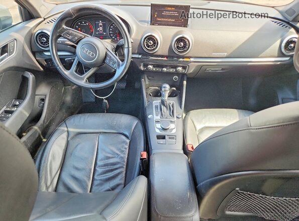 WAUJ8GFF3H1067244 2017 AUDI A3 Gray წინა პანელის ხედი