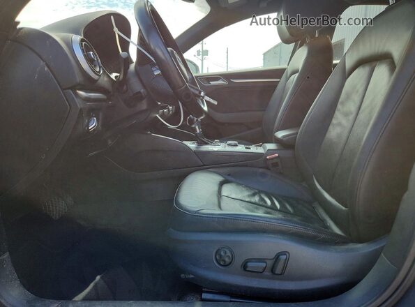 WAUJ8GFF3H1067244 2017 AUDI A3 Gray წინა სალონის ხედი