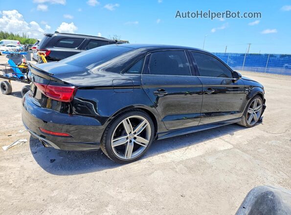 WAUJ8GFF3J1094479 2018 AUDI A3 Black Tył prawy
