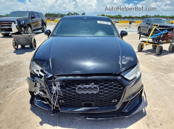WAUJ8GFF3J1094479 2018 AUDI A3 Black Widok z przodu