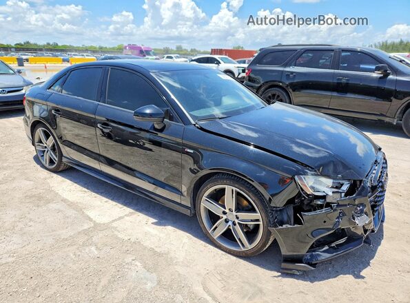 WAUJ8GFF3J1094479 2018 AUDI A3 Black Przód prawy