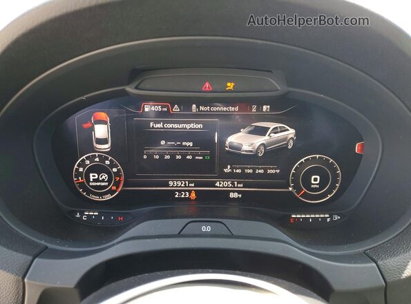 WAUJ8GFF4H1037508 2017 AUDI A3 Gray Սարքավորումների վահանակի տեսք