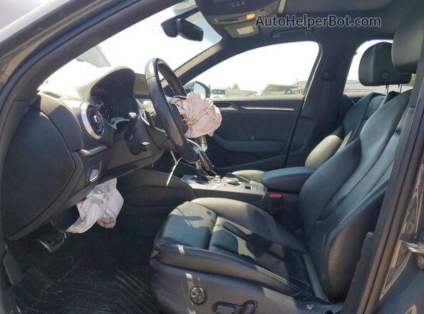 WAUJ8GFF4H1037508 2017 AUDI A3 Gray Widok wnętrza z przodu