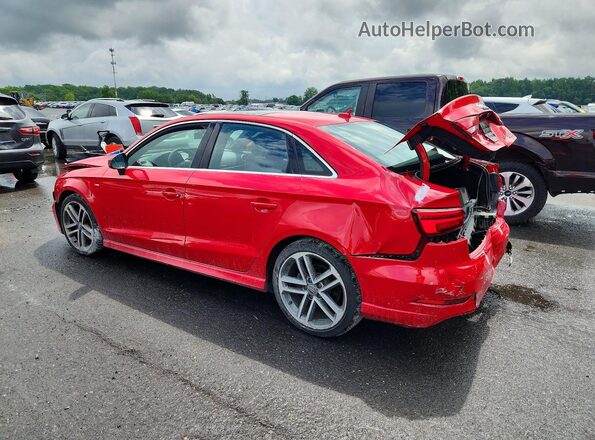 WAUJ8GFF4J1022299 2018 AUDI A3 Red Հետևի ձախ