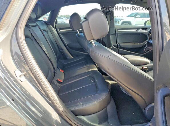 WAUJ8GFF6H1016840 2017 AUDI A3 Gray Հետևի նստատեղերի տեսք