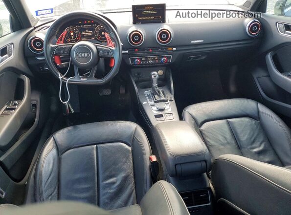 WAUJ8GFF6H1016840 2017 AUDI A3 Gray Առջևի վահանակի տեսք