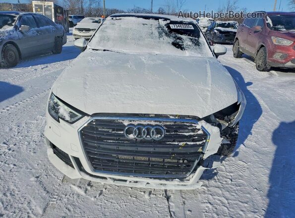 WAUJ8GFF6J1072007 2018 AUDI A3 White Front view