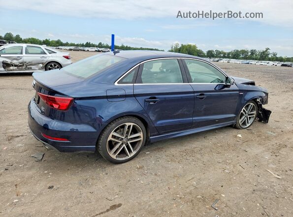 WAUJ8GFF8J1041308 2018 AUDI A3 Blue Trasero derecho