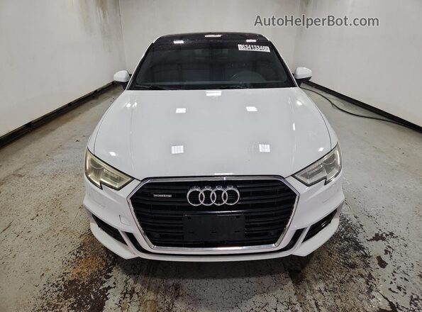 WAUJ8GFF9H1009686 2017 AUDI A3 White VIN sticker view