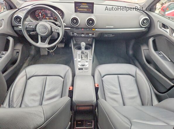 WAUJ8GFFXH1063126 2017 AUDI A3 Красный Вид панели приборов
