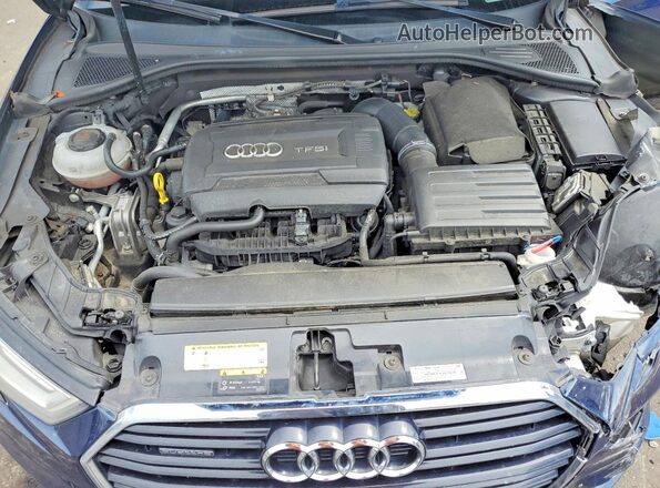 WAUJEGFFXK1018235 2019 AUDI A3 Blue Вид задньої частини салону
