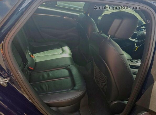 WAUJEGFFXK1018235 2019 AUDI A3 Blue Вид задніх сидінь