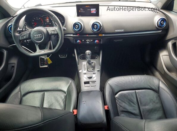 WAUJEGFFXK1018235 2019 AUDI A3 Blue Вид панелі приладів
