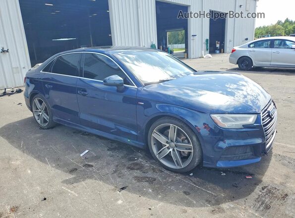 WAUJEGFFXK1018235 2019 AUDI A3 Blue Передня права чверть