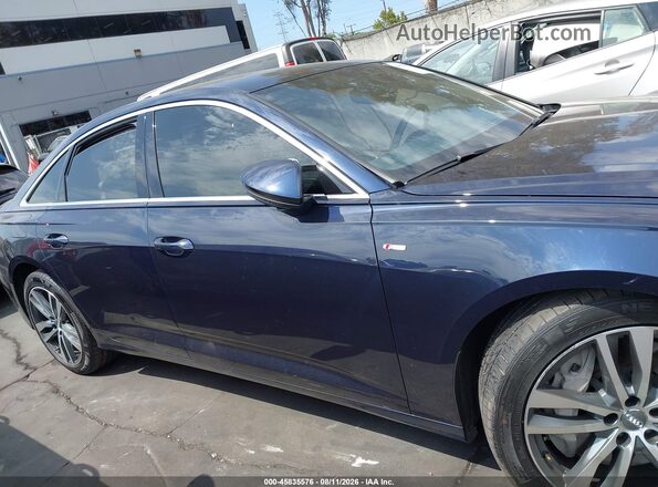 WAUK2AF22KN056784 2019 AUDI A6 Blue სალონის 360-გრადუსიანი ხედი