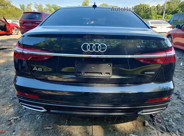 WAUK2AF27KN035283 2019 AUDI A6 Black Rear view