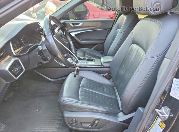 WAUK2AF27KN035283 2019 AUDI A6 Black Front interior view