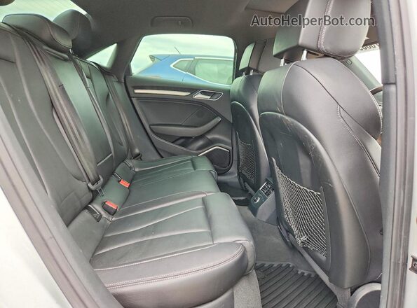 WAUKEGFF4LA020570 2020 AUDI A3 White უკანა სავარძლების ხედი