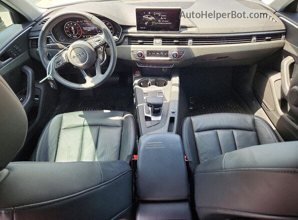 WAUKMAF42JN016103 2018 AUDI A4 White Widok deski rozdzielczej