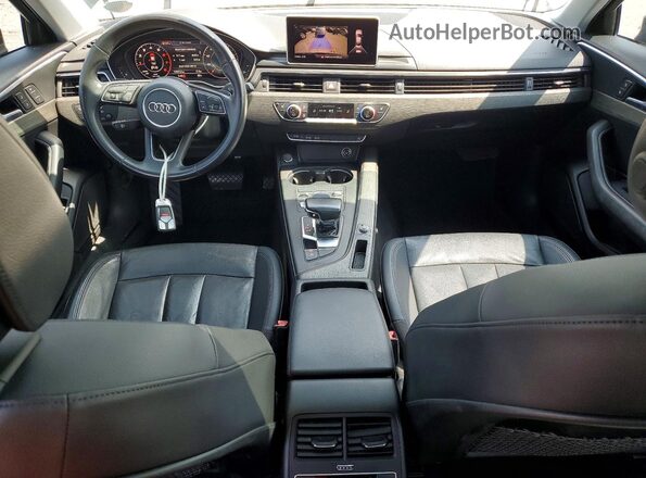 WAUKMAF45HN048733 2017 AUDI A4 Black წინა პანელის ხედი