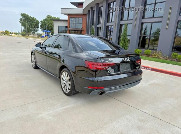 WAUKMAF45JA224967 2018 AUDI A4 Black Rear view