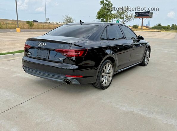 WAUKMAF45JA224967 2018 AUDI A4 Black Instrument cluster view