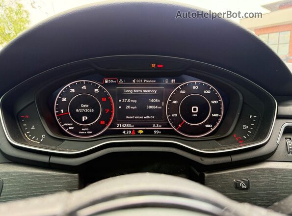WAUKMAF45JA224967 2018 AUDI A4 Black 